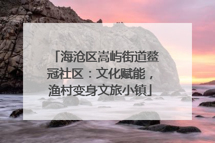 海沧区嵩屿街道鳌冠社区：文化赋能，渔村变身文旅小镇